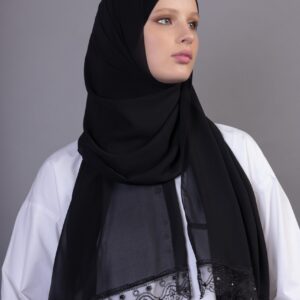 Crepe Lace Hijab Scarf