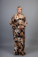 One Piece Prayer Dress with Attached Hijab - Image 2