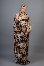 One Piece Prayer Dress with Attached Hijab - Image 3
