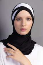 Instant Jersey Criss-Cross Cap Hijab - Image 2